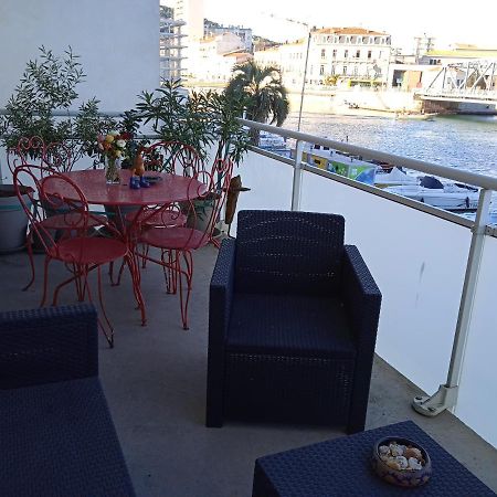 Appartement Cosy Terrasse Vue Quai Canal + Parking Sete Bagian luar foto